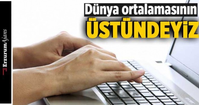 Türkiye'de günün üçte 1'i internet kullanılarak geçiriliyor