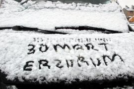 Mart Karı Erzurum’u Esir Aldı!