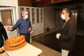 Kaymakam Turan fırınları denetledi