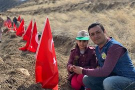 Oltu'da Şehit ve Gazilerimiz için Fidan Dikildi