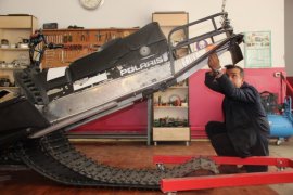 Makine Teknikeriydi Şimdi Milli Kar Motosikleti Üretecek!
