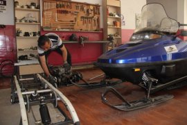 Makine Teknikeriydi Şimdi Milli Kar Motosikleti Üretecek!