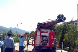 Oltu Devlet Hastanesi’nde Yangın Tatbikatı!