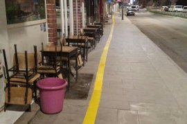 Oltu Belediyesi’nden Sarı Çizgi Uygulaması!