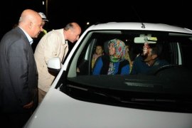 Vali Azizoğlu, Trafik Uygulama Noktalarını Ziyaret Etti!