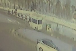 Kaza Sonrası Yolcu Minibüsü Alev Alev Yandı!