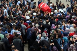 Şehit Yüzbaşı Erzurum'da Son Yolculuğuna Uğurlandı!