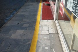 Oltu Belediyesi’nden Sarı Çizgi Uygulaması!