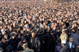 On Binlerce Erzurumlu Afrin Şehidini Uğurladı!