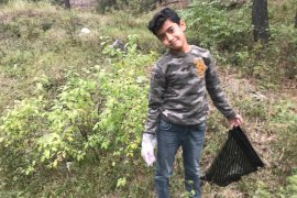 Hakan Öğretmen doğa için seferber oldu