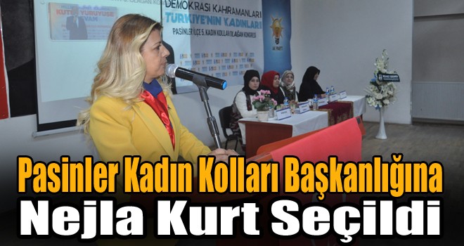 AK Parti Pasinler Kadın Kolları Başkanlığına Kurt Seçildi!