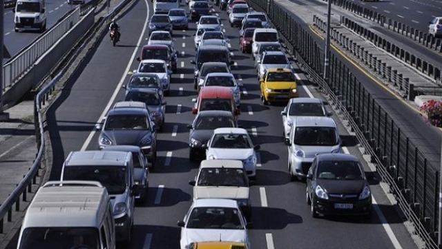 Erzurum'da Araç Sayısı 100 Bine Ulaştı