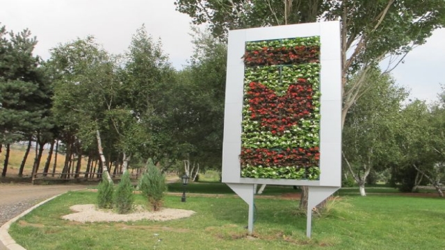 Erzurum'un İlk Dikey Bahçesi