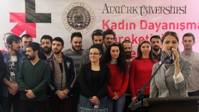 ATA ÜNİ'den 'Kadın İçin Erkek' Kampanyasına Destek