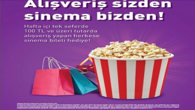 Forum Erzurum'da Sinema Bileti Bedava