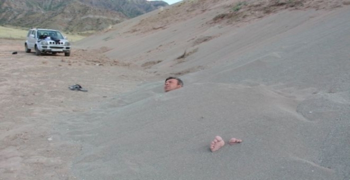 Oltu'da Şifalı Kum