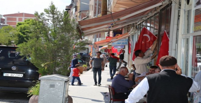Oltuyu Türk Bayraklarıyla Donattılar