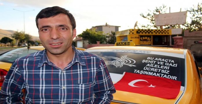 Erzurum'da Şehit Ailelerini Ücretsiz Taşıyacaklar