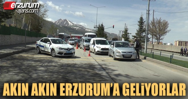 Erzurum'a akın akın geliyorlar