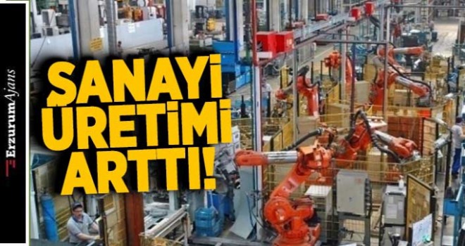 Türkiye'nin sanayi üretiminde artış