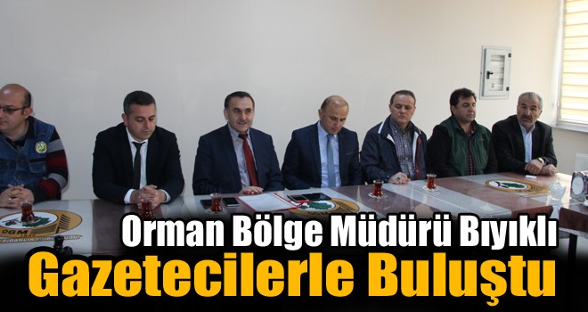 Erzurum Orman Bölge Müdürü Şaban Bıyıklı Gazetecilerle Bir Araya Geldi!