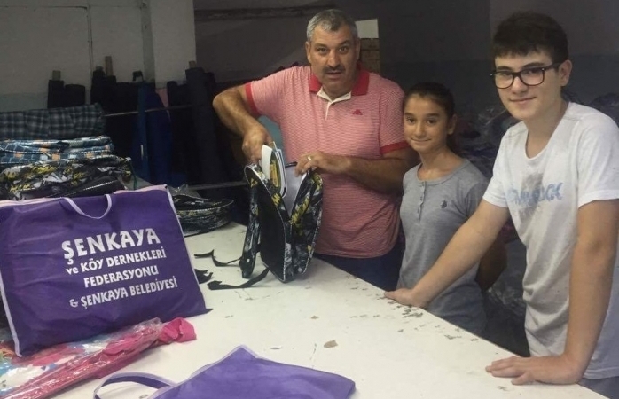 Şenkaya ve Köy Dernekleri Federasyonu’ndan Bin 110 Öğrenciye Eğitim Yardımı!