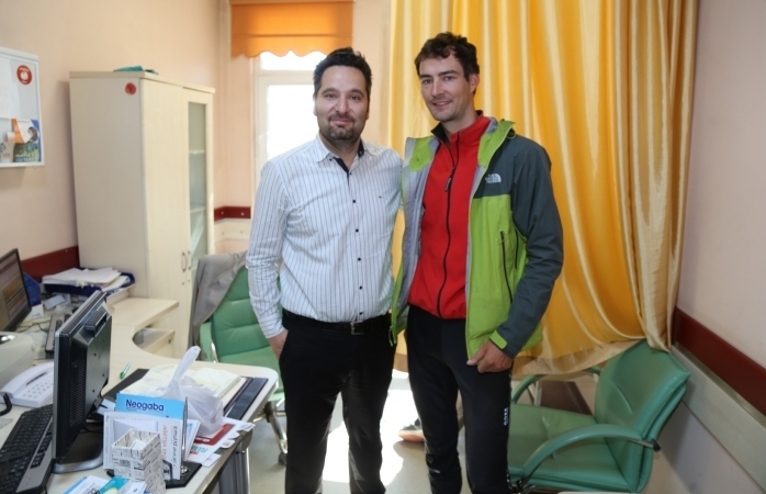 Alman Doktor Daniel Wagner, Başhekim Özcan’ı Ziyaret Etti!