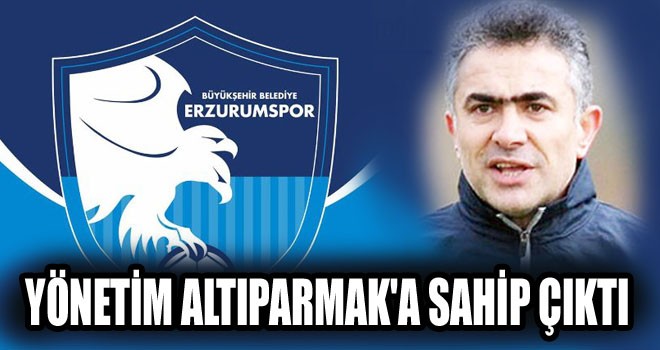 Erzurumspor Kulübü’nden Açıklama: ''Mehmet Altıparmak’a Güvenimiz Tamdır''