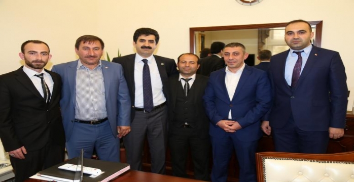 Hemşerileri 15 Temmuz Gazisi Ahmet Zengin’i Makamında Ziyaret Etti