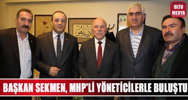 Başkan Sekmen MHP'li yöneticilerle buluştu
