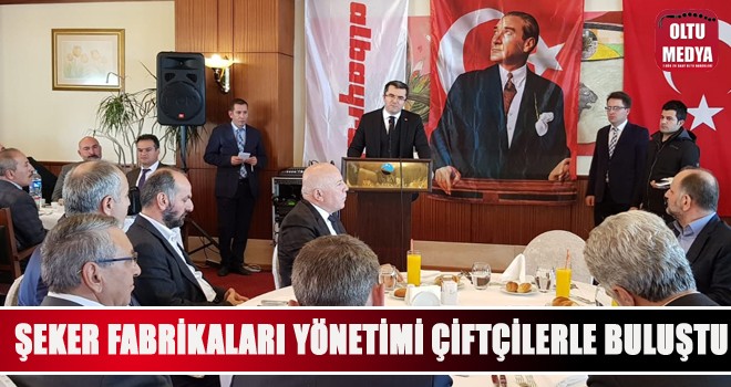Şeker fabrikaları yönetimi çiftçilerle bir araya geldi