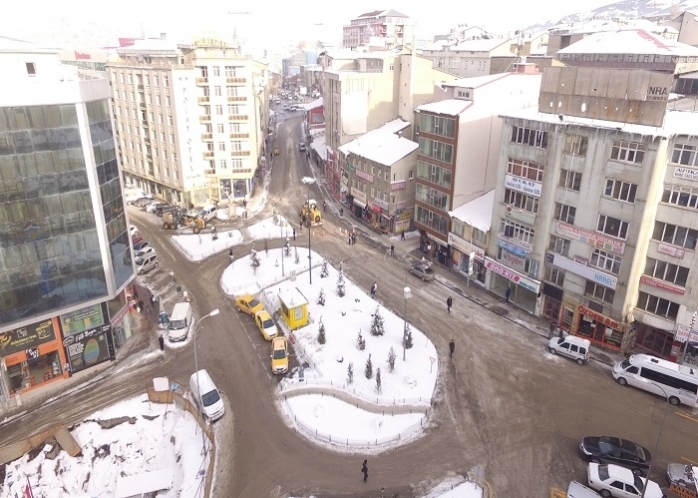 Erzurum’da Karla Mücadele Çalışmaları!