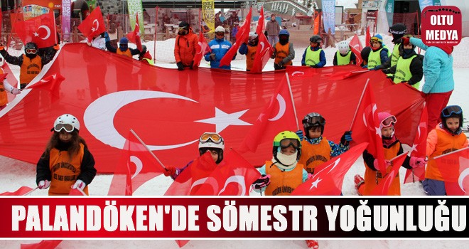 Palandöken'de sömestr yoğunluğu