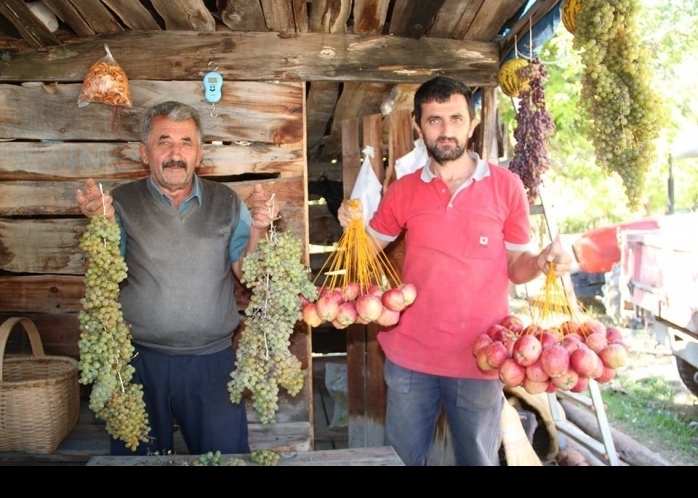 Hevenk Ettikleri Meyveleri Kışın Tüketiyorlar!