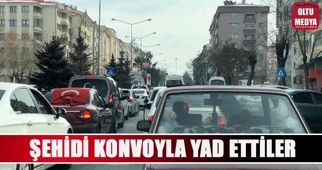 Modifiye sevdalıları konvoy yaparak, şehidi yad ettiler