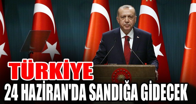 Cumhurbaşkanı Erdoğan: ''Seçimlerin 24 Haziran 2018 Tarihinde Yapılmasına Karar Verdik''
