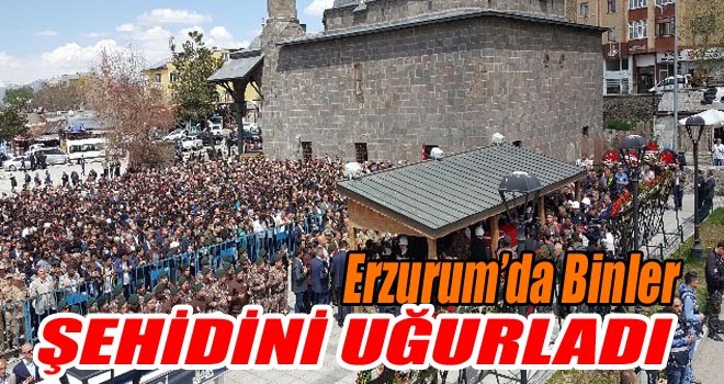Şehit Özel Harekat Polisi Erzurum’da Son Yolculuğuna Uğurlandı!