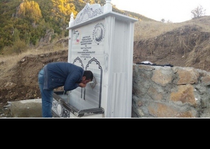 Şenkaya'da Görev Şehitleri Anısına Çeşme Yapıldı!