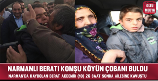 Beratı Komşu Köyün Çobanı Buldu