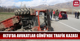 Oltu'da Avukatlar Günü'nde Trafik Kazası