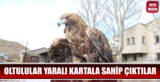 Oltulular Yaralı Kartala Sahip Çıktılar