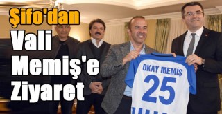Teknik Direktör Özdilek’ten Vali Memiş’e ziyaret