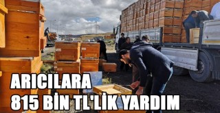 Arıcılar Birliği’nden arı yetiştiricisine 815 bin TL’lik malzeme desteği