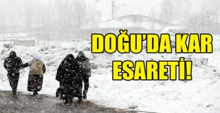 Doğu Anadolu Bölgesi Yeniden Kar Yağışının Etkisi Altına Girdi!