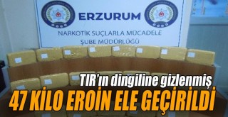 TIR'ın Dingiline Gizlenmiş 47 Kilo Eroin Ele Geçirildi!