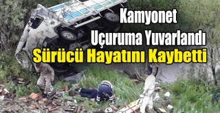 Uçuruma Yuvarlanan Aracın Sürücüsü Sıkışarak Hayatını Kaybetti!