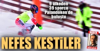 9 ülkeden 39 sporcu Palandöken'de buluştu