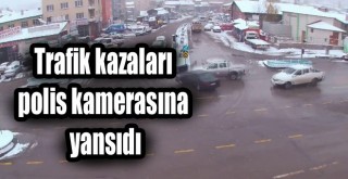 Trafik Kazaları Şehir Polis Kamerasına Yansıdı!