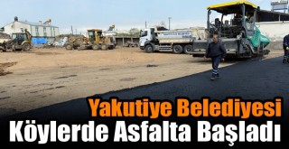 Yakutiye Belediyesi, Köylerde Asfalta Başladı!