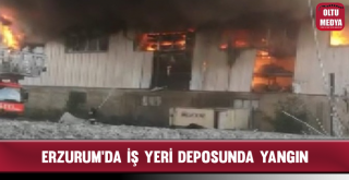 Trafodan Çıkan Yangın Depoyu Kül Etti